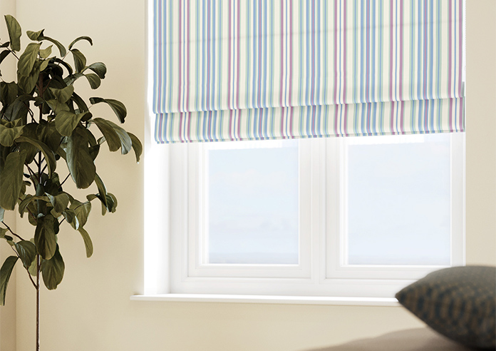 The British Stripe Co. Elizabeth, Brighton No.2 - Twist&Fit Roman Blind - Image 5